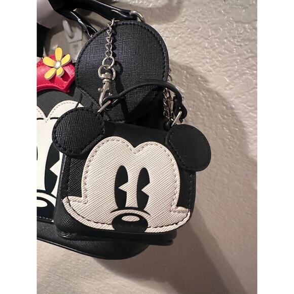 NWT Shanghai Disney Parks Minnie Mouse Crossbody purse & Mickey coin purse Bag - Picture 5 of 6